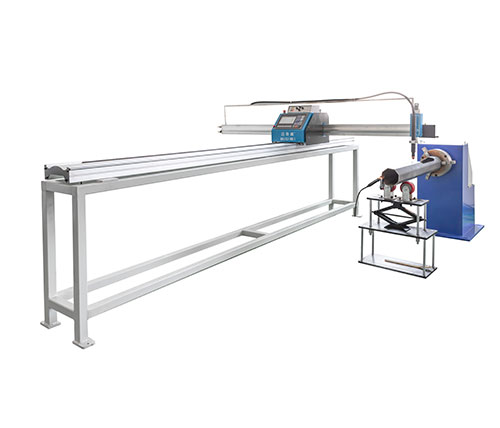 Small portable tube-sheet dual-purpose cutting machine