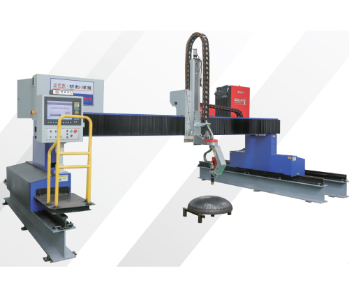 Gantry numerical control sealing ion cutting machine